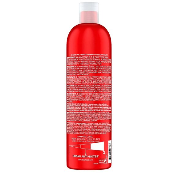 Tigi Bed Head Urban Anti+dotes Resurrection Conditioner Damage Level 3 25.36 oz. - Picture 3 of 3
